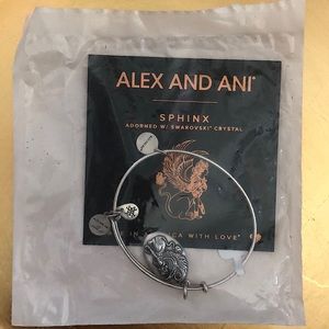 Alex and Ani silver Sphinx bangle